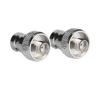 Aramox Adattatore da SMA a BNC, Convertitore RF in Metallo, Trasmissione Stabile del Segnale, Elevata compatibilità per Dispositivi LAN Wireless e Antenne