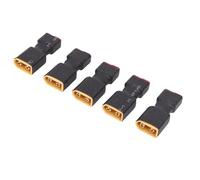 Aramox Adattatore da T Plug a XT60, PC da XT60 a T Plug Connector 5PCS per Ricarica Batteria RC, Connessione Stretta, Installazione Rapida, Convertitore Leggero per Utenti di Droni per Barche per