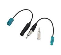 Aramox Adattatore per Antenna per Auto, Cavo Connettore Fakra Z a DIN di Alta qualità in ABS e Rame Migliore Ricezione Stereo AM FM Nei Veicoli