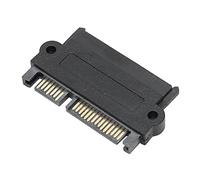 Aramox Adattatore SAS a, Design in Plastica Nera, Connessione Affidabile, Facile Plug and Play per Dischi Rigidi e Schede Madri (Diretto (10310))