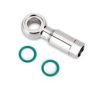 Aramox Adattatore Tubo Flessibile Oliva Raccordo Banjo per Tubo Freno in Acciaio Inossidabile, Connettore Freno Idraulico Riutilizzabile per Biciclette SLX XT MT4, Kit Inserto Disco Olio da 5 Mm