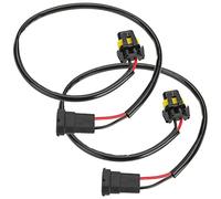 Aramox Adattatori Versatili, Cavi del Connettore Maschile H11 9006 per le Lampade a Trasmissione di Nebbia, Plug Pre-cablaggi e Gioca con Lunghezza Comoda, Materiale di qualità, Compatibile con 9006
