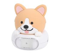 Aramox AI Desk Robot Companion, PC Silicone Smart Chat Talking Desktop Robot con Schermo LCD WiFi Controllo Vocale Allarmi Luce Notturna per Bambini Comodino Studio Desk (Cagna)