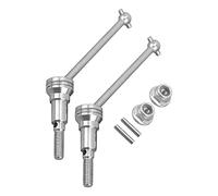 Aramox Albero di Trasmissione Anteriore RC Asse di Trasporto Telecomando in Lega di Alluminio per 1/16 CAR RC 16889A 16889 S1601 S1602 con Colore Argento