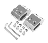 Aramox Aramox Supporto per Guida Universale, Clamp/Holder in Lega per Stoccaggio Modulare, Supporto per Guida per Cassetta degli Attrezzi da 2 Confezioni con Hardware per l'organizzazione