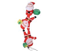 Aramox Babbo Natale Gonfiabile All'aperto con Luce LED Accattivante, Resistente Agli Strappi e Agli Agenti Atmosferici, Ideale per Giochi di Ruolo (Spina europea 220-240v)