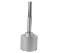 Aramox Battitore Manuale per Pali a T, Martello Manuale per Pali per Recinzione in Acciaio, Lunghezza 20 Cm, profondità del Foro 50 Mm, Attacco per Trapano per la Riparazione di Recinzioni per (65 mm)