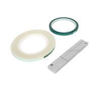 Aramox Blocco di Giunzione Nastro da 1/4 10 Pollici, Set Professionale in Lega di Alluminio CNC per Nastro Revoxsonido Aperto da Bobina a Bobina con Allineamento Preciso, Piastra di Giunzione di