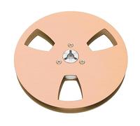 Aramox Bobina di Nastro Vuota da 1/4 5 Pollici, Bobina di Avvolgimento del Nastro Sonoro in Lega di Alluminio per Registratori a da 1/4 di Pollice (GOLD)