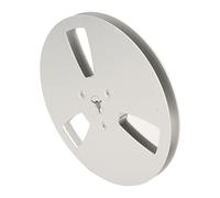 Aramox Bobina Vuota da 7 Pollici, Lega di Alluminio, Ottima qualità del Suono, 3 Fori Universali, Adatta per Macchine a Nastro da Bobina a e Nastro da 1/4 di Pollice (SILVER)