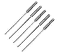 Aramox BOHRBIT SET di 160 Mm di Lunghezza 2 Flauto -Centro di Auto -gusto Suggerimento per le Applicazioni in Muratura, Scarica Rapida del Chip per i Proprietari di Box/Cover 5 Pezzi (4 mm)