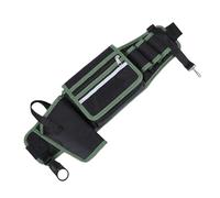 Aramox Borsa per Cintura per Attrezzi, Organizer per Borsa per Attrezzi in Tessuto Oxford 1680D con Cintura Regolabile, Portabottiglie e Striscia Riflettente, 21 X 56,5 Cm per Elettricista Idraulico