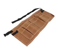 Aramox Borsa Porta Attrezzi da Giardino Borsa Porta Attrezzi Portatile in Tela Cerata Bagnata Cintura Regolabile con 8 Tasche 25,4 X 10,2 Pollici per la Lavorazione del Legno Giardinaggio Meccanica
