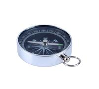 Aramox Bussola Tascabile Portatile Color Argento, Alluminio Leggero per la Navigazione Escursionistica in Campeggio all'aperto - Lunetta Girevole a 360 Gradi, Ideale per Chi Cerca l'avventura