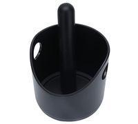 Aramox Busta per caffè Contenitore per Fondi di caffè in Plastica con Barra di Gomma Base da 10 Cm Altezza 10,5 Cm Design Obliquo Facile Svuotamento per Caffetterie Bar Cucine Familiari