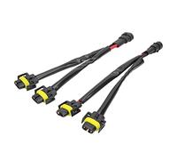 Aramox Cablaggio di Prolunga H11 H8 H9, Adattatore in Nylon Resistente, Splitter Faro a 2 Vie per Connessioni LED Pick-up Camion