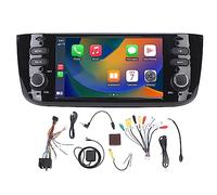 Aramox Car Video Player, 6.2in Car Stereo HD Touch Screen Carplay 2 + 32G Sostituzione del Lettore di Navigazione GPS per Linea Punto EVO