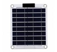 Aramox Caricabatterie da Pannello Solare Pannello Solare Portatile 30W Silicio Monocristallino con Design Bifacciale Trasparente Doppie Porte di Tipo C Pieghevole per la Ricarica del Telefono da