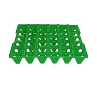 Aramox Cassette per Uova in Plastica, Confezione da 5, Vassoio per Uova da 30 Celle, 11,3 X 11,1 Pollici, Supporto Impilabile per Stoccaggio e Trasporto, per la Domestica, Pollaio e Uso in fattoria.