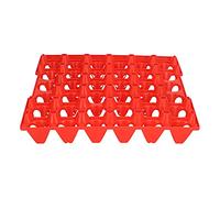 Aramox Cassette per Uova in Plastica, Confezione da 5, Vassoio per Uova da 30 Celle, 11,3 X 11,1 Pollici, Supporto Impilabile per Stoccaggio e Trasporto, per la Domestica, Pollaio e Uso in fattoria.