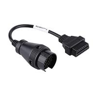 Aramox Cavo Adattatore OBD2, Cavo Diagnostico Connettore Adattatore 38 pin a 16 pin OBD2 per Camion