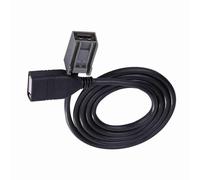 Aramox Cavo Adattatore USB per Auto per e, Cavo di Prolunga USB 2.0 AUX in da 60 Cm, Supporta la Ricarica e la Trasmissione Dati per il Controllo della Musica