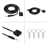 Aramox Cavo AUX Audio per Auto, Adattatore in Plastica per 6000CD, Collega Facilmente Dispositivi Esterni