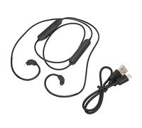 Aramox Cavo Cuffie Bluetooth, 2 Pin 0.78mm Ricaricabile Aggiornato | Low Latency Codec, 10H Talk Time, Oxygen Free Copper, Flexible Earhook with Mic, for Massdrop NuForce EDC
