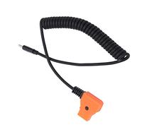 Aramox Cavo di Alimentazione USB da C a D, Design Flessibile e a Spirale per Batteria con Attacco a V, Lunghezza 35-90 Cm, Ideale per Uso Interno Ed Esterno