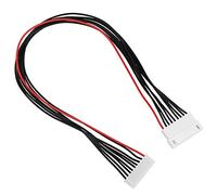 Aramox Cavo di Prolunga per Bilanciamento LiPo, Set di Cavi di Prolunga per Spina di Bilanciamento JST XH 8S in Metallo Plastico 30 Cm 10 Pezzi per Ricarica Batteria LiPo Sostituzione Aereo per Auto
