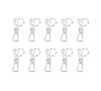 Aramox Clip di Schede Tabella, Numero di Menu Desktop Iron Stiput Display Pieta delle Immagini per Eventi di Nozze Feste del Ristorante 70mm / 2,76 Pollici di Altezza (SILVER)