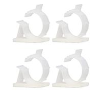 Aramox Clip per Gestione Cavi Clip Adesiva Regolabile per Organizer Cavi 100 Pezzi PA66 Nylon Riutilizzabile Rilascio Forte Tenuta per Casa Ufficio Garage Parete Scrivania Ricarica di Alimentazione