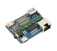 Aramox CM4 IO Board per Compute Module 4, Mini Base | Interfacce multiple tra cui connettore USB 2.0 e CSI, uscita 4K a 30 fps, ingresso 5 V, porta Gigabit Ethernet RJ45