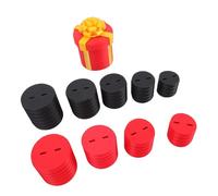 Aramox Confezione Regalo con Viti Annidate Stampate in 3D, Materiale PLA, Puzzle Divertente con 10 Strati, Perfetto per Regali di Compleanno a Sorpresa (Rosso)