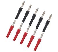 Aramox Connettore a Banana, Materiale PA e Ottone, Compatibile con Multimetri, Offre Elevata conduttività e Applicazioni Versatili per l'elettronica