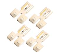 Aramox Connettore Automobilistico in Ottone a Doppia Forcella a Disconnessione Rapida Portatile per Lavori Elettrici, 30 Terminali per Cavi, Progetti di Miglioramento della Casa