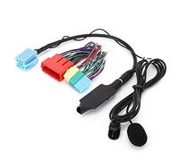 Aramox Connettore autoradio Stereo, Adattatore Audio Bluetooth 5.0 con Altoparlante Adatto per 8L 8P B5 B6 B7