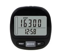 Aramox Contapassi Compatto con Schermo LCD Display Digitale Contapassi Accurato Memoria per 7 Giorni Traccia i Passi per Adulti