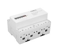 Aramox Contatore KWh a Basso Errore, Installazione Facile con Terminale in Rame Ispessito per la Misurazione della Potenza Attiva, Contatore Elettrico Trifase a 4 Fili su Guida Din Consumo di