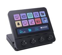 Aramox Controller di Streaming, Controller da Studio con 10 Tasti LCD, Tastiera Visiva in Metallo ABS per PC OBS e OS X, Layout Personalizzati, Commutazione Automatica delle App, Controllo One Touch