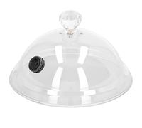 Aramox Coperchio a Cupola per Fumatori, Copertura per Cupola per Fumatori Domestici Cucina Cucinare Fumo Cappuccio in Acrilico Infusore per Fumo Coperchio a Campana per