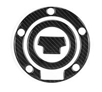 Aramox Coperchio del serbatoio del gas, decalcomanie adesive per coperchio del serbatoio del gas del motociclo in fibra di carbonio per YZF-R1 R6