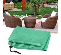 Aramox Coperchio di Mobili Impermeabili, Copertura da Tavolo Pieghevole Leggera per Giardino e Patio, Adatto per la Protezione della Pioggia e della , con Protezione del (GREEN)
