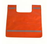 Aramox Coperta Smorzatrice per Verricello, Borsa di Sicurezza 50x50 Cm in Tessuto a Rete for Traino di Emergenza e Antincendio (Orange)
