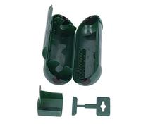 Aramox Copertura di Sicurezza per Prolunga Esterna, Scatola di Collegamento Elettrico Resistente Alle Intemperie in ABS per AWG14 AWG16, Design con Clip di Tenuta, Protezione Dalla Polvere e (senza