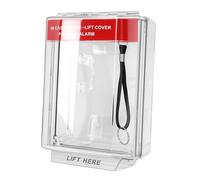 Aramox Copertura Protettiva per Punto di Chiamata Manuale, Copertura Trasparente Resistente Al Calore IP67 per Chiamata Antincendio per PC con Stazione di Tiro per Uso Esterno in Ufficio Domestico