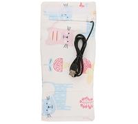 Aramox Copri Scaldabiberon USB, Termostato Isolante Portatile per Conservazione del Latte da Viaggio con Miscela di Cotone e Spandex per Auto, Viaggi, Casa, All'aperto (Gatte)