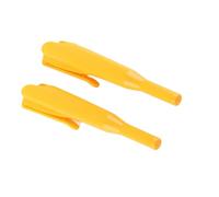 Aramox Copritura del Foro Profondo Copertura Non Slittamento Slot Va con Pannello di Sanguinamento del Carpentiere 2 Pc per gli Operai Edili (YELLOW)