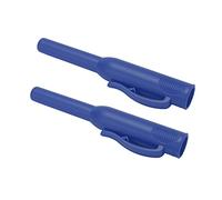 Aramox Copritura del Foro Profondo Copertura Non Slittamento Slot Va con Pannello di Sanguinamento del Carpentiere 2 Pc per gli Operai Edili (BLUE)