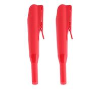 Aramox Copritura del Foro Profondo Copertura Non Slittamento Slot Va con Pannello di Sanguinamento del Carpentiere 2 Pc per gli Operai Edili (rosso)